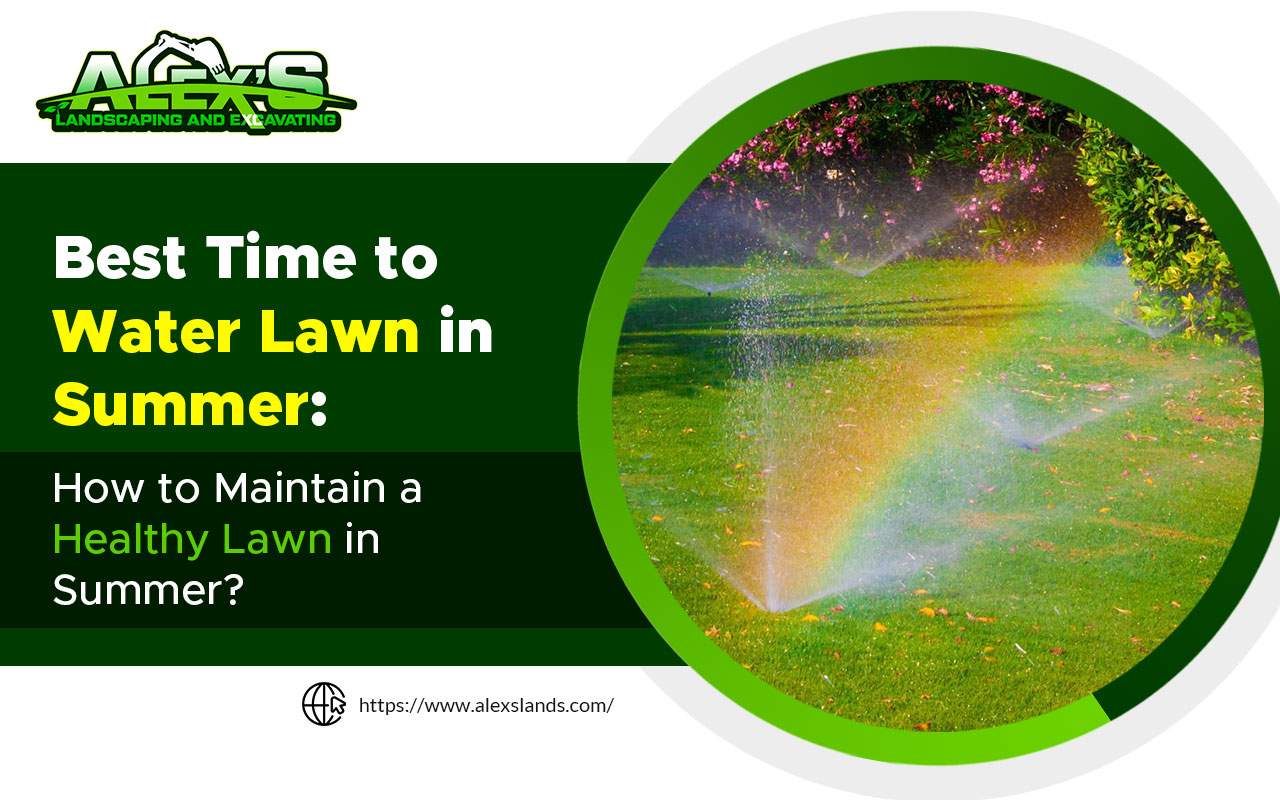 best time to water lawn in summer
