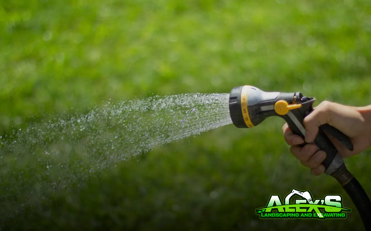 Creating the perfect watering schedule for a healthy spring lawn.